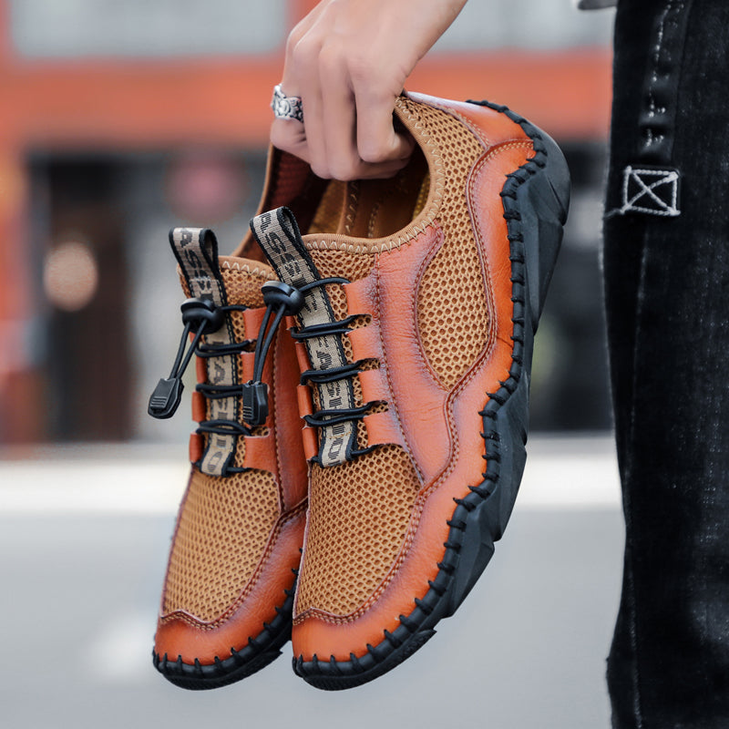 New Mens Casual Mesh Shoes Man Sport Sneaker Male Outdoor Sport Footwear Work Business Breathable Walking Rhonda 8865