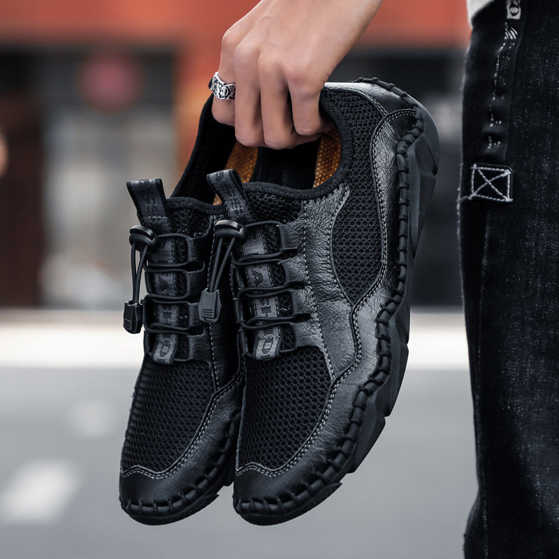 New Mens Casual Mesh Shoes Man Sport Sneaker Male Outdoor Sport Footwear Work Business Breathable Walking Rhonda 8865