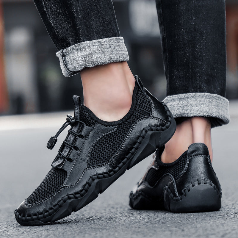 New Mens Casual Mesh Shoes Man Sport Sneaker Male Outdoor Sport Footwear Work Business Breathable Walking Rhonda 8865