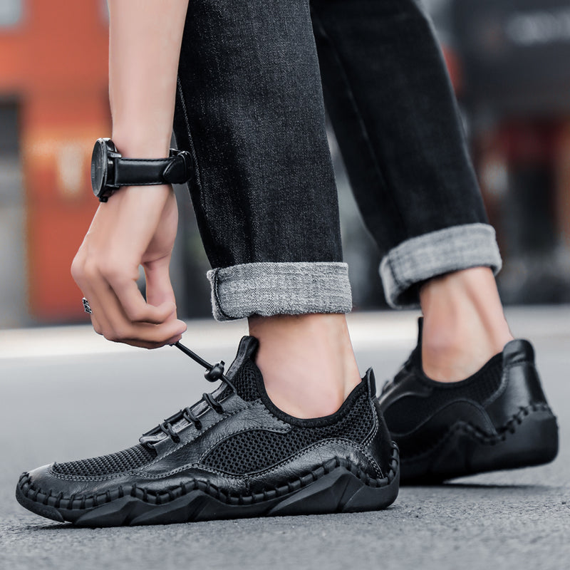 New Mens Casual Mesh Shoes Man Sport Sneaker Male Outdoor Sport Footwear Work Business Breathable Walking Rhonda 8865
