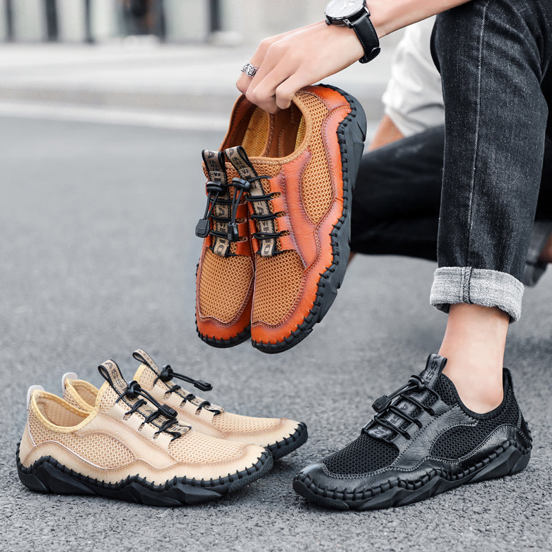 New Mens Casual Mesh Shoes Man Sport Sneaker Male Outdoor Sport Footwear Work Business Breathable Walking Rhonda 8865