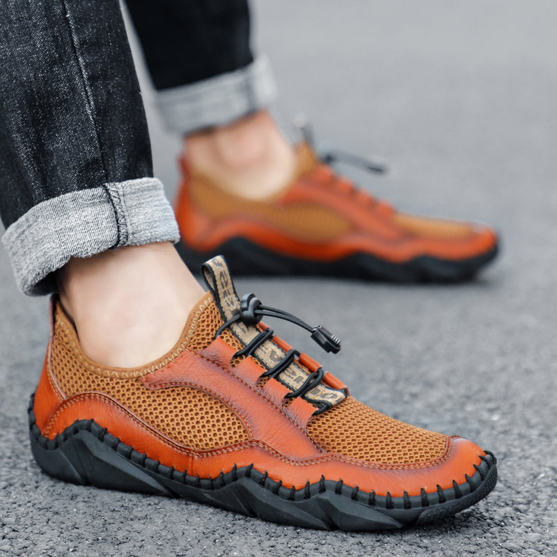New Mens Casual Mesh Shoes Man Sport Sneaker Male Outdoor Sport Footwear Work Business Breathable Walking Rhonda 8865