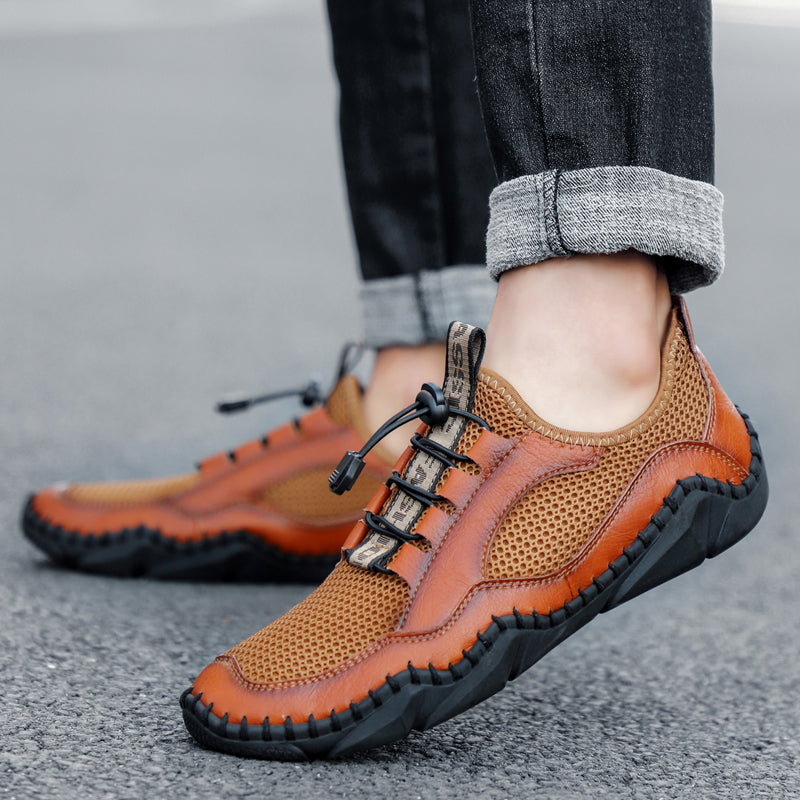 New Mens Casual Mesh Shoes Man Sport Sneaker Male Outdoor Sport Footwear Work Business Breathable Walking Rhonda 8865