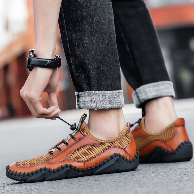 New Mens Casual Mesh Shoes Man Sport Sneaker Male Outdoor Sport Footwear Work Business Breathable Walking Rhonda 8865