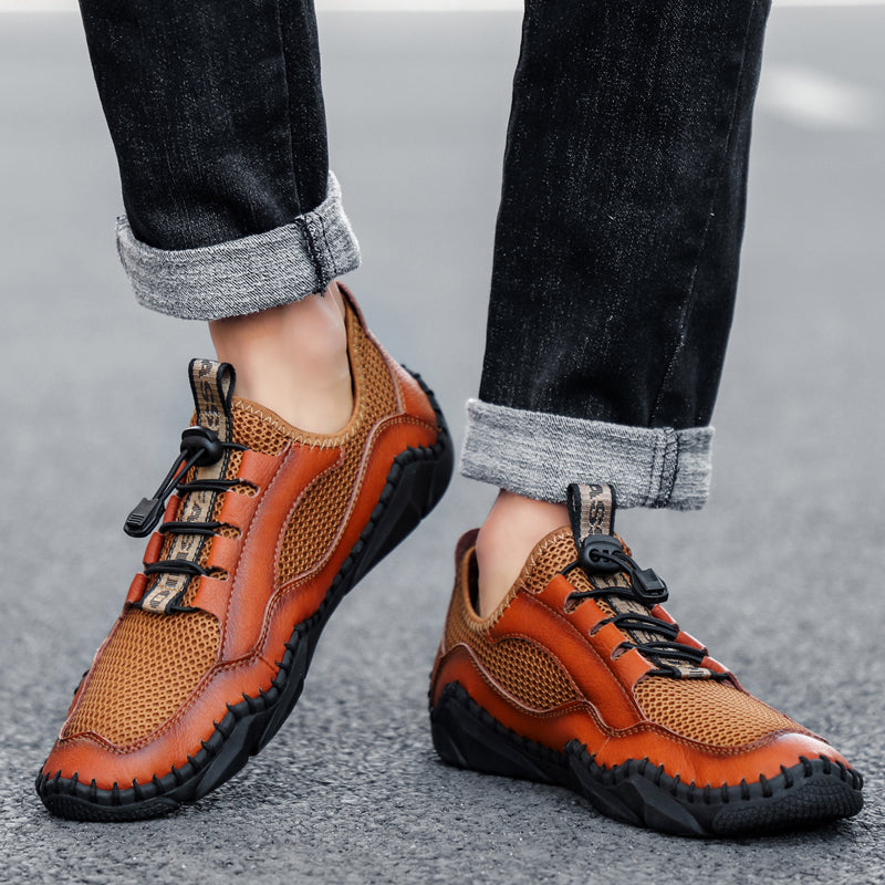 New Mens Casual Mesh Shoes Man Sport Sneaker Male Outdoor Sport Footwear Work Business Breathable Walking Rhonda 8865