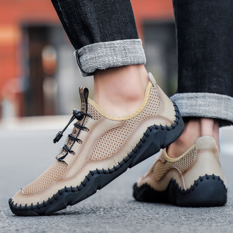 New Mens Casual Mesh Shoes Man Sport Sneaker Male Outdoor Sport Footwear Work Business Breathable Walking Rhonda 8865
