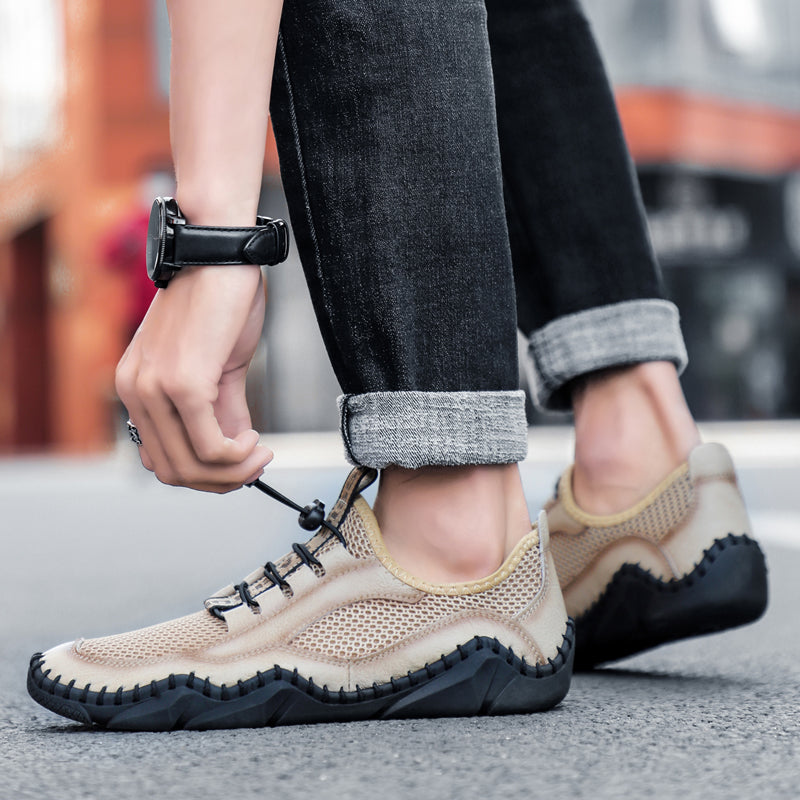 New Mens Casual Mesh Shoes Man Sport Sneaker Male Outdoor Sport Footwear Work Business Breathable Walking Rhonda 8865