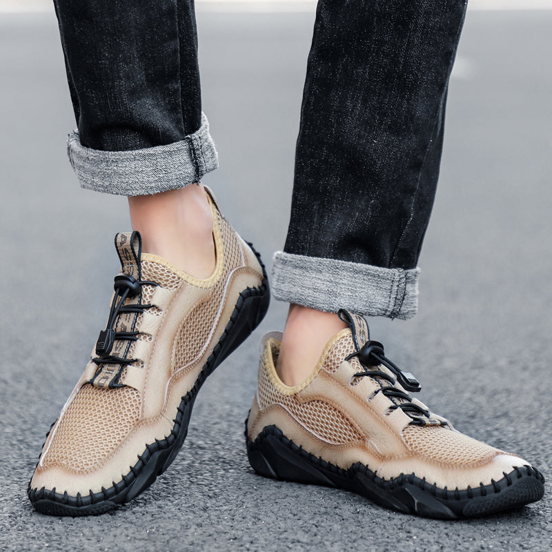 New Mens Casual Mesh Shoes Man Sport Sneaker Male Outdoor Sport Footwear Work Business Breathable Walking Rhonda 8865