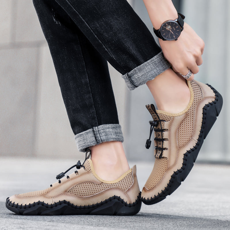 New Mens Casual Mesh Shoes Man Sport Sneaker Male Outdoor Sport Footwear Work Business Breathable Walking Rhonda 8865