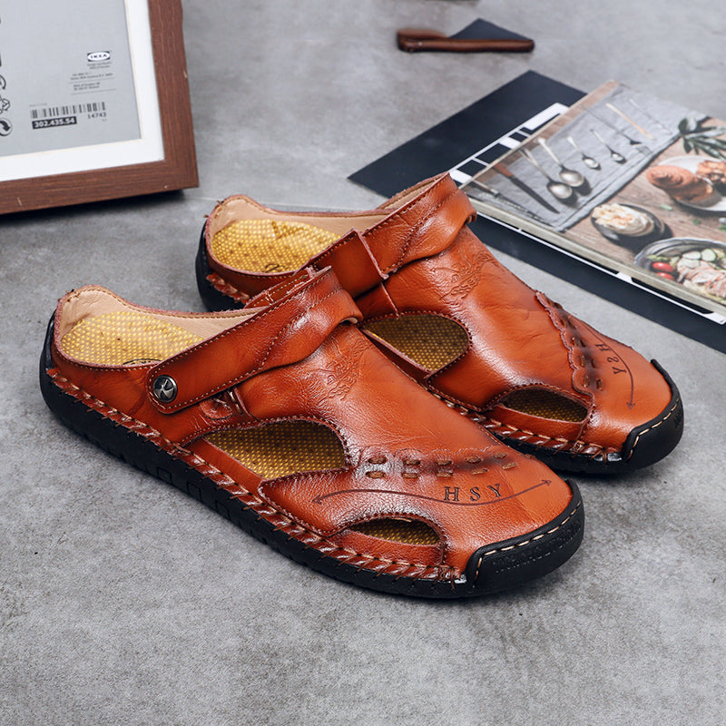 Men Sandals Male Comfortable Summer Shoes Fashion Designers Beach Sandals Mens Gladiator Sandals Coralee 868