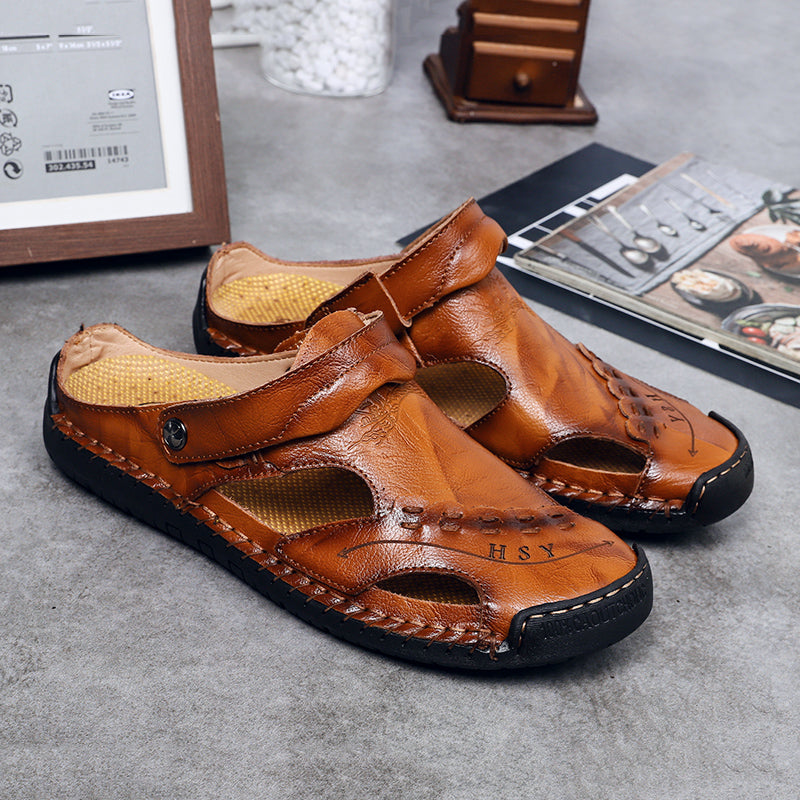 Men Sandals Male Comfortable Summer Shoes Fashion Designers Beach Sandals Mens Gladiator Sandals Coralee 868