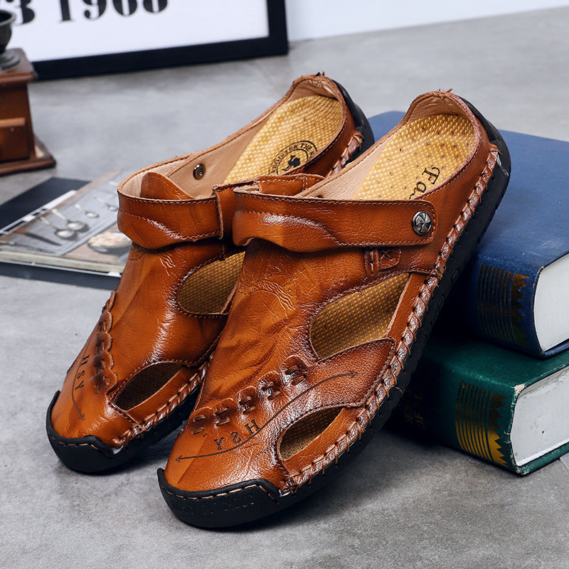 Men Sandals Male Comfortable Summer Shoes Fashion Designers Beach Sandals Mens Gladiator Sandals Coralee 868