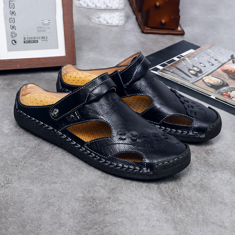 Men Sandals Male Comfortable Summer Shoes Fashion Designers Beach Sandals Mens Gladiator Sandals Coralee 868