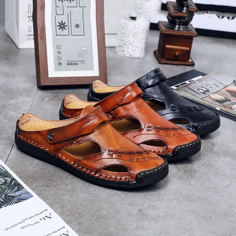 Men Sandals Male Comfortable Summer Shoes Fashion Designers Beach Sandals Mens Gladiator Sandals Coralee 868