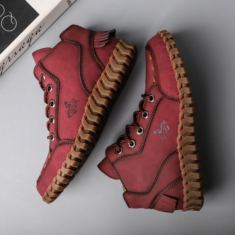 Hand Stitching New Female Ankle Boots Women Shoes Booties British Lace Retro Trend Women Naked Boots Rhonda 8802