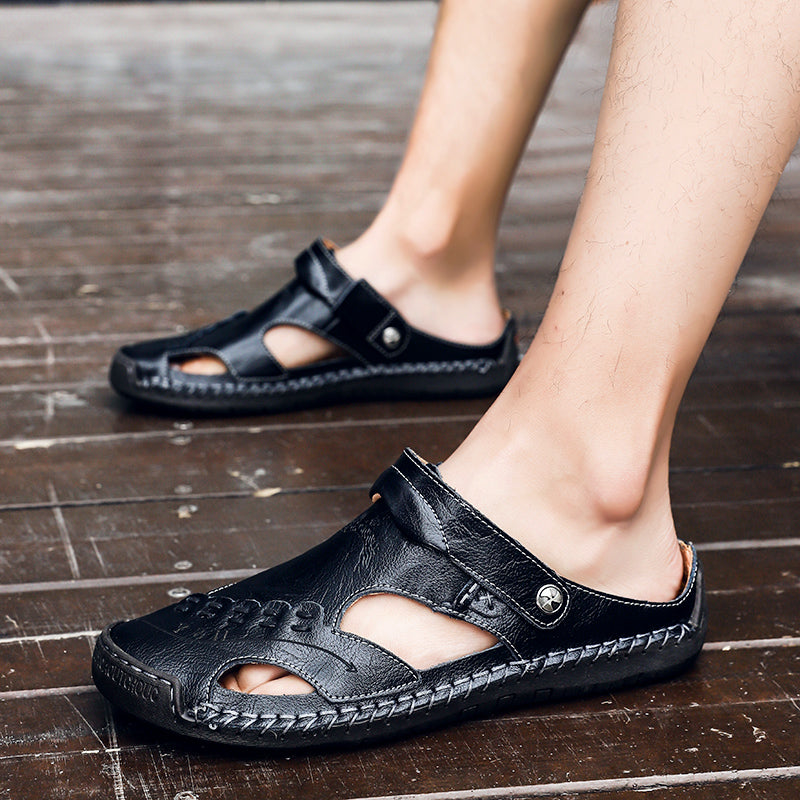 Men Sandals Male Comfortable Summer Shoes Fashion Designers Beach Sandals Mens Gladiator Sandals Coralee 868