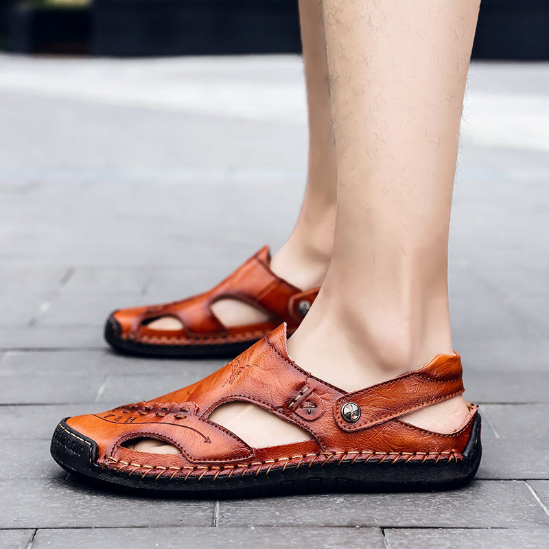 Men Sandals Male Comfortable Summer Shoes Fashion Designers Beach Sandals Mens Gladiator Sandals Coralee 868