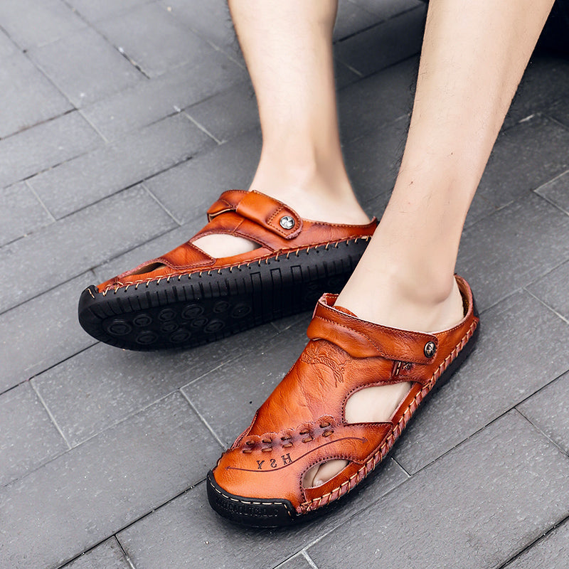 Men Sandals Male Comfortable Summer Shoes Fashion Designers Beach Sandals Mens Gladiator Sandals Coralee 868