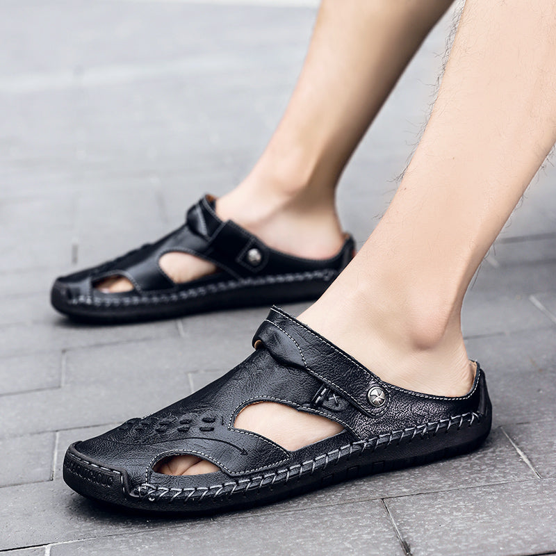 Men Sandals Male Comfortable Summer Shoes Fashion Designers Beach Sandals Mens Gladiator Sandals Coralee 868