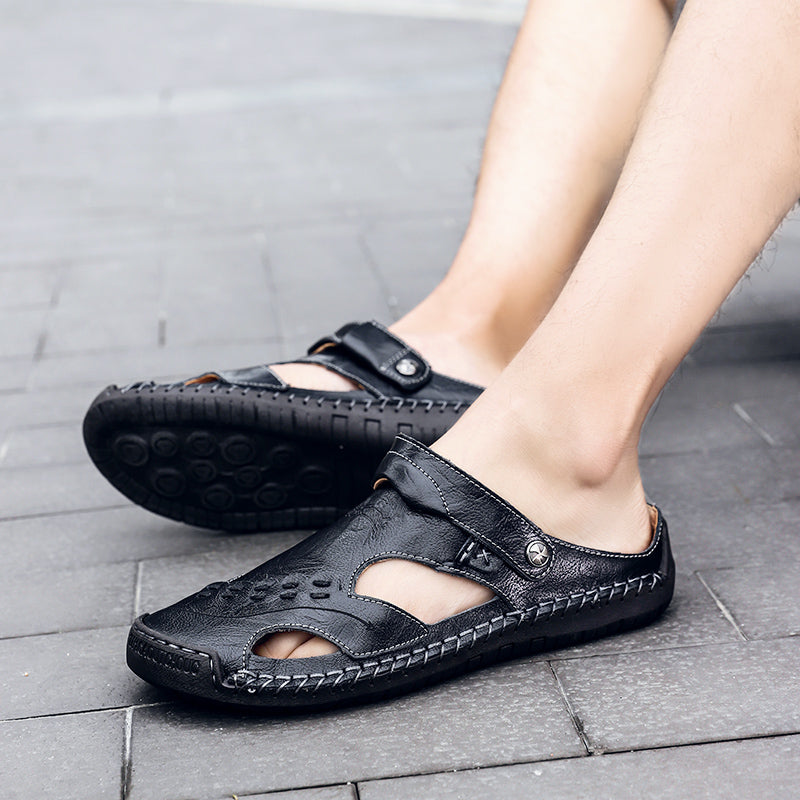 Men Sandals Male Comfortable Summer Shoes Fashion Designers Beach Sandals Mens Gladiator Sandals Coralee 868