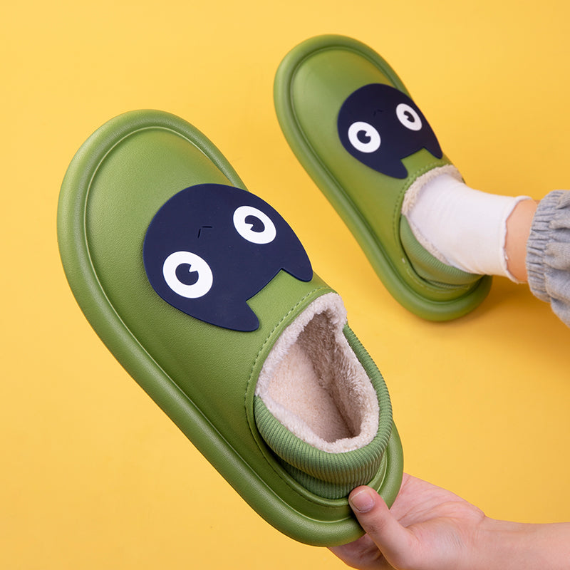 Max0187Fashion Fluffy Slippers Winter Warm Home Indoor Shoes Soft Cute Cartoon Модные тапочки, теплая домашняя обувь, мягкий милый мультяшный