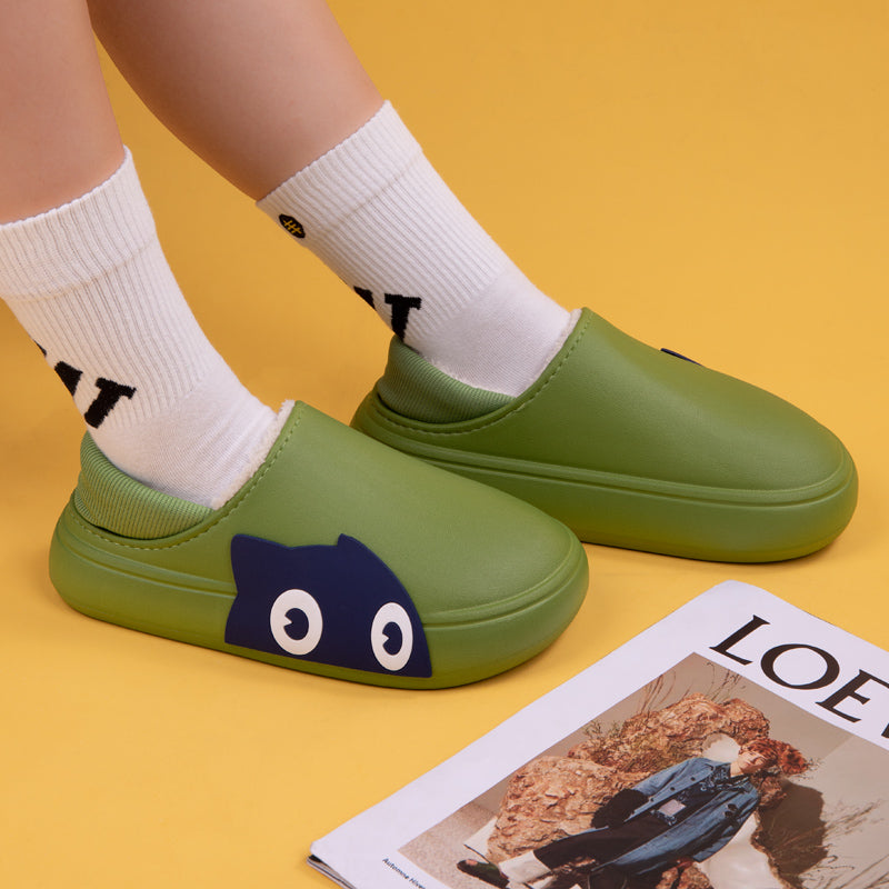 Max0188Fashion Fluffy Slippers Winter Warm Home Indoor Shoes Soft Cute Cartoon Модные тапочки, теплая домашняя обувь, мягкий милый мультяшный