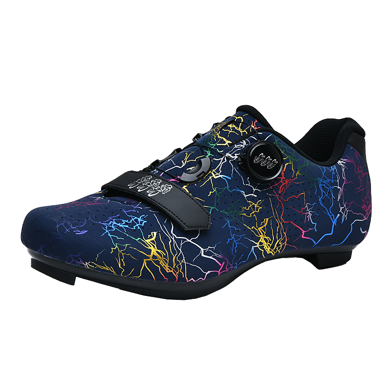 896-2 Self-locking Cycling Shoes Road Hard Soled Bicycle Unisex Shoes Самоблокирующиеся велосипедные туфли Шоссейные велосипедные туфли унисекс с жесткой подошвой