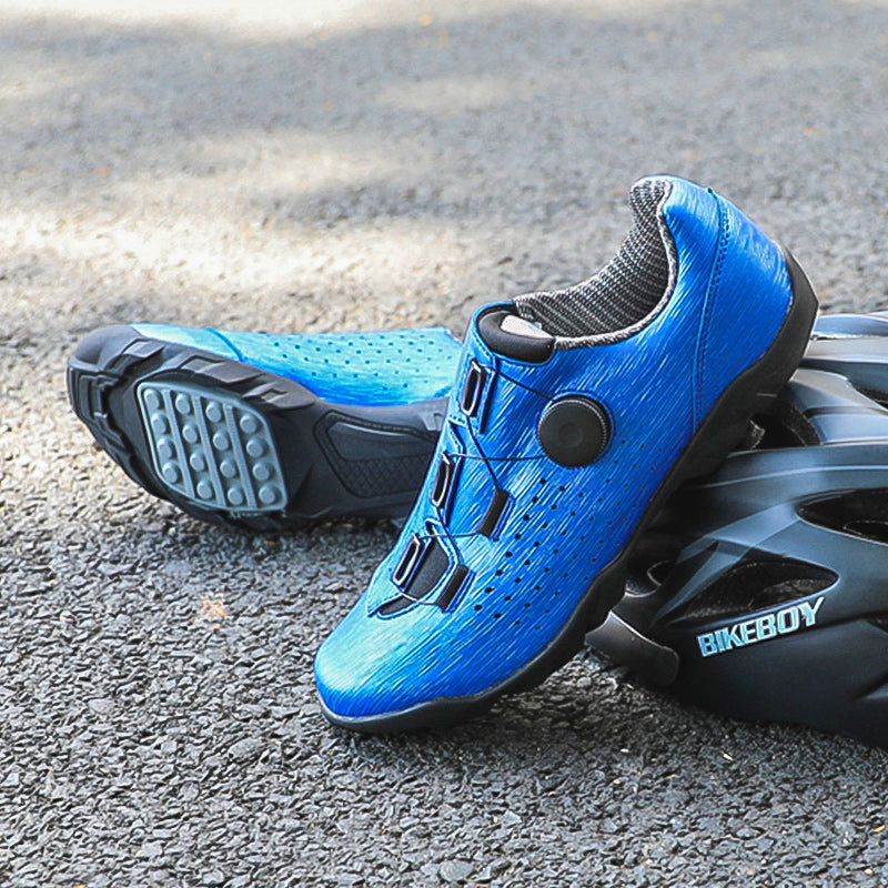 Q3004 Cycling Shoes Unisex Self-locking Road  MTB Racing Shoes SPD Non-slip Велосипедная обувь Unisex Self -lock Road MTB Racing Shoes SPD Нескользящая