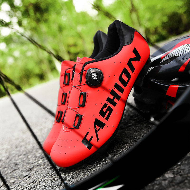 Q668 Professional Racing Road Cycling Shoes MTB Flat Ultralight Self-Locking Bike Cleat Shoes Breathable Профессиональная гоночная шоссейная велосипедная обувь MTB Flat Ultralight Self-Lock Bike Cleat Shoes Дышащая