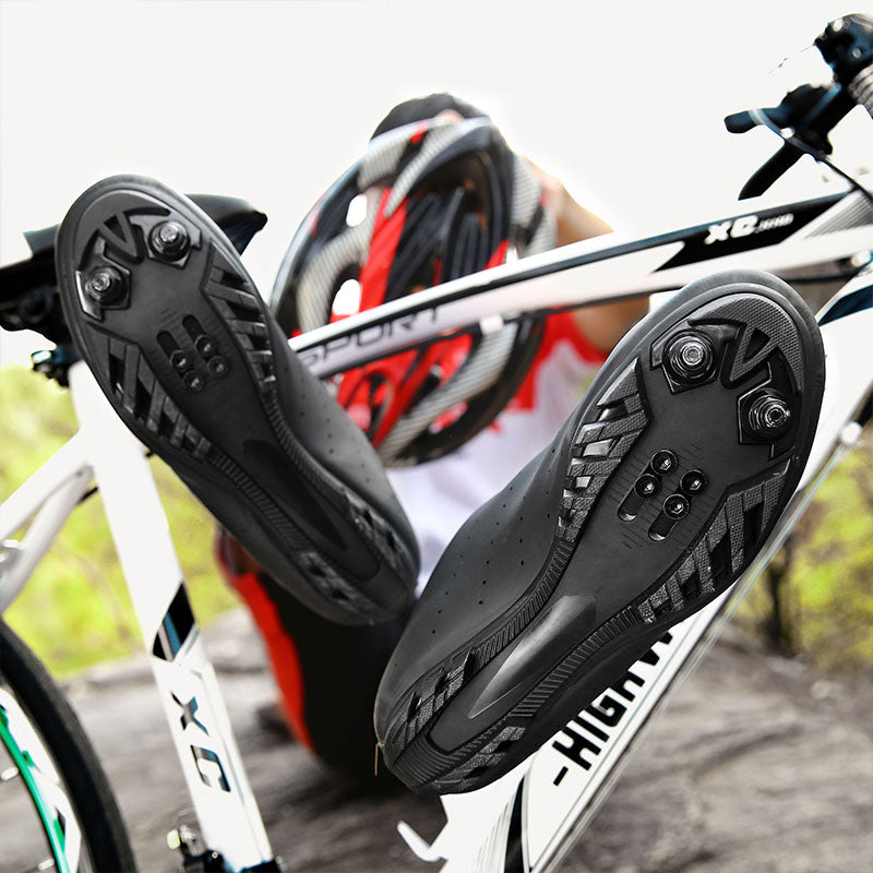 Q668 Professional Racing Road Cycling Shoes MTB Flat Ultralight Self-Locking Bike Cleat Shoes Breathable Профессиональная гоночная шоссейная велосипедная обувь MTB Flat Ultralight Self-Lock Bike Cleat Shoes Дышащая