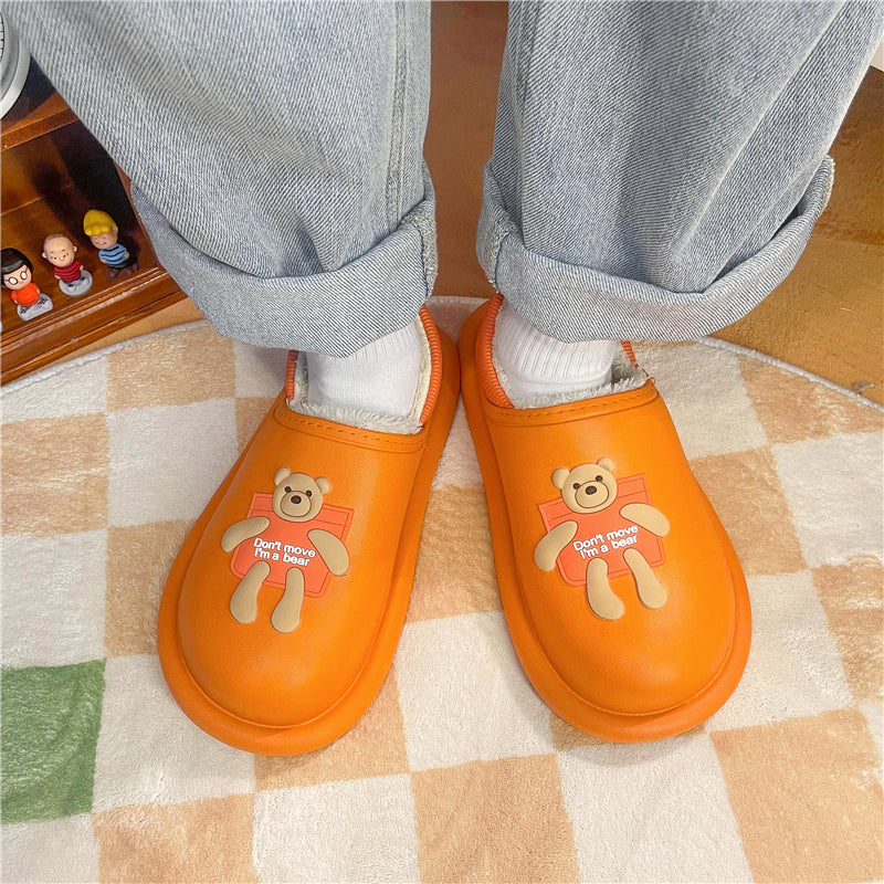 MAX2027 Fashion  Fluffy Slippers Winter Warm Home Indoor Shoes Soft Cute Cartoon Модные тапочки, теплая домашняя обувь, мягкий милый мультяшный