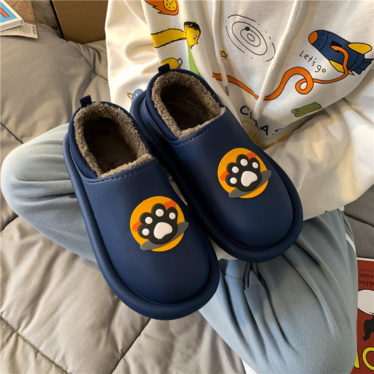 MAX0119-3Fashion  Fluffy Slippers Winter Warm Home Indoor Shoes Soft Cute Cartoon Модные тапочки, теплая домашняя обувь, мягкий милый мультяшный