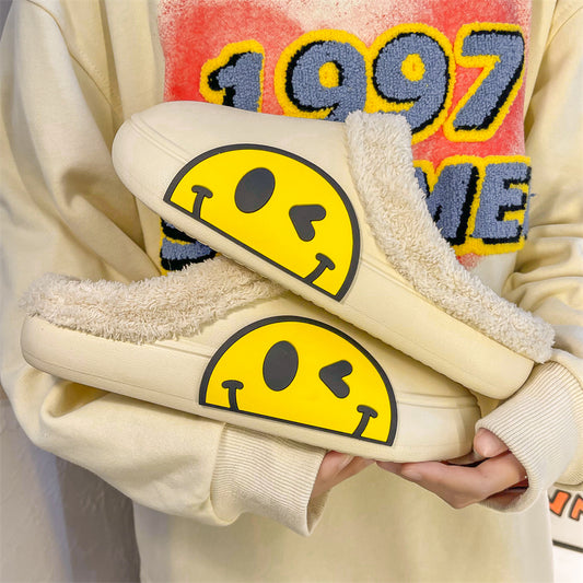 Max0147 Fashion  Fluffy Slippers Winter Warm Home Indoor Shoes Soft Cute Cartoon Модные тапочки, теплая домашняя обувь, мягкий милый мультяшный