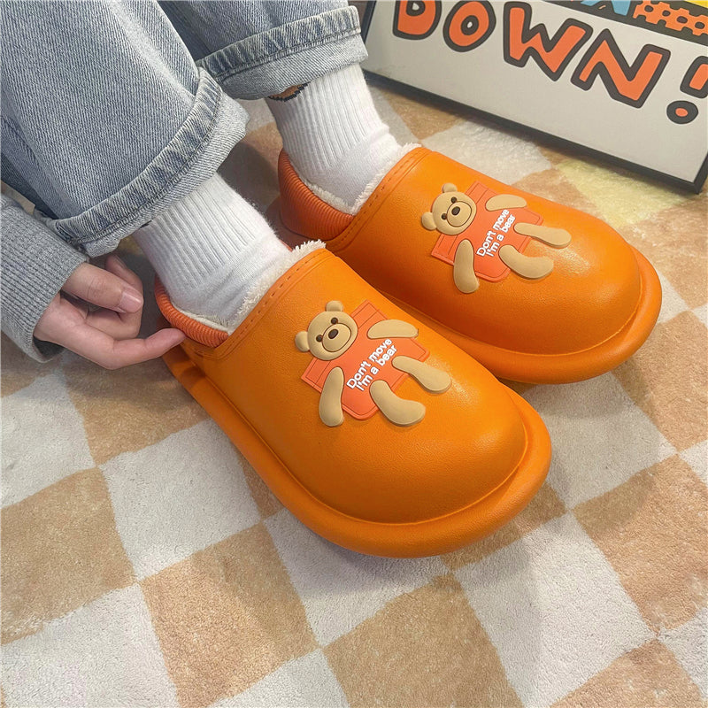 MAX2027 Fashion  Fluffy Slippers Winter Warm Home Indoor Shoes Soft Cute Cartoon Модные тапочки, теплая домашняя обувь, мягкий милый мультяшный