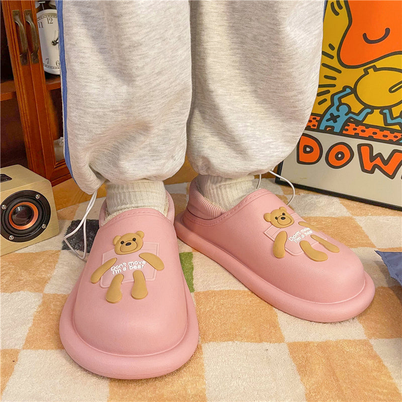 MAX2027 Fashion  Fluffy Slippers Winter Warm Home Indoor Shoes Soft Cute Cartoon Модные тапочки, теплая домашняя обувь, мягкий милый мультяшный