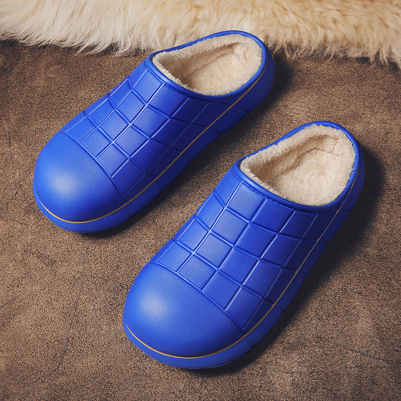 961 Unisex Winter Slippers Casual Keep Warm Plush Shoes Couple Antiskid Home Shoes Зимние тапочки, повседневная теплая плюшевая обувь, нескользящая домашняя обувь для пары