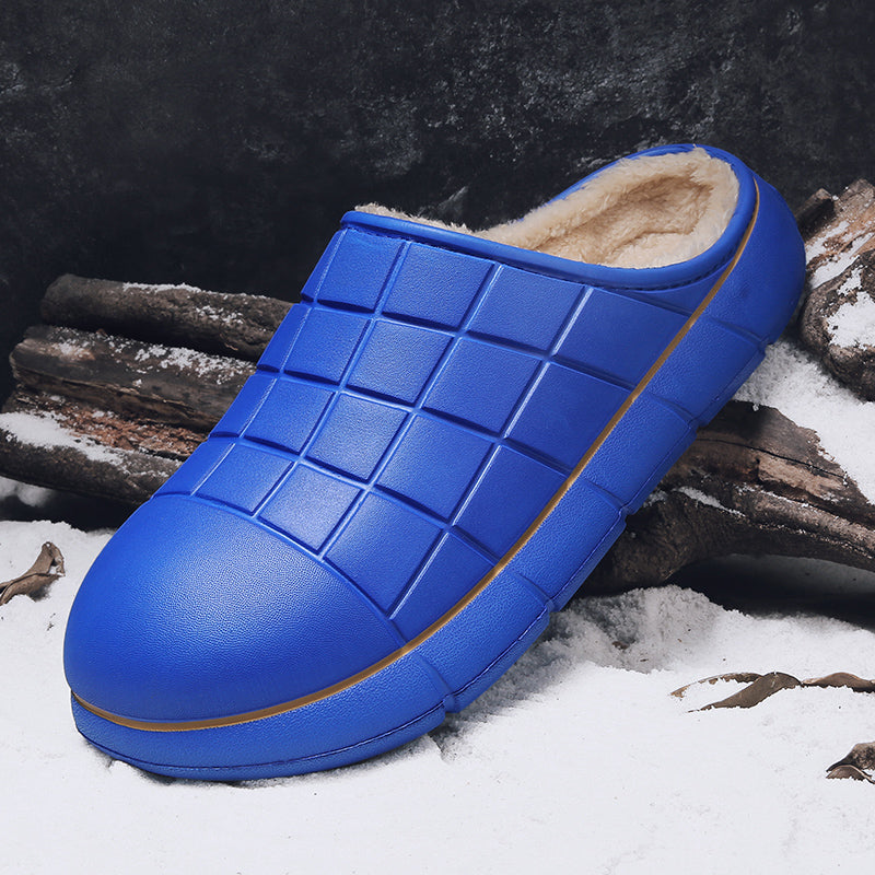 961 Unisex Winter Slippers Casual Keep Warm Plush Shoes Couple Antiskid Home Shoes Зимние тапочки, повседневная теплая плюшевая обувь, нескользящая домашняя обувь для пары