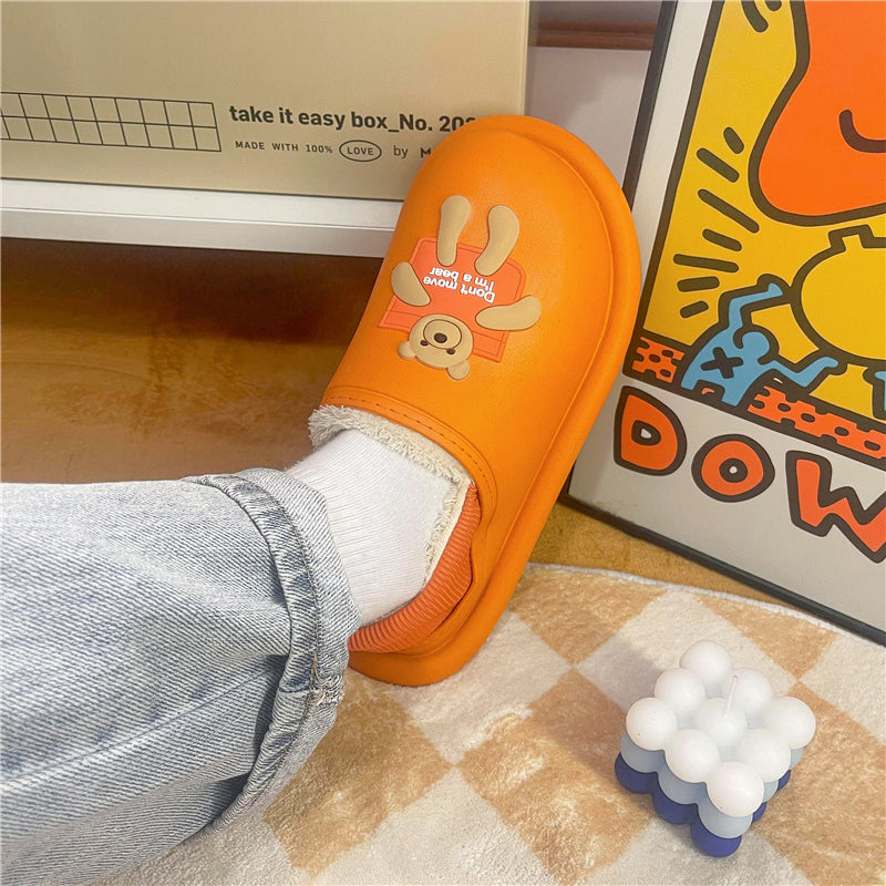 MAX2027 Fashion  Fluffy Slippers Winter Warm Home Indoor Shoes Soft Cute Cartoon Модные тапочки, теплая домашняя обувь, мягкий милый мультяшный