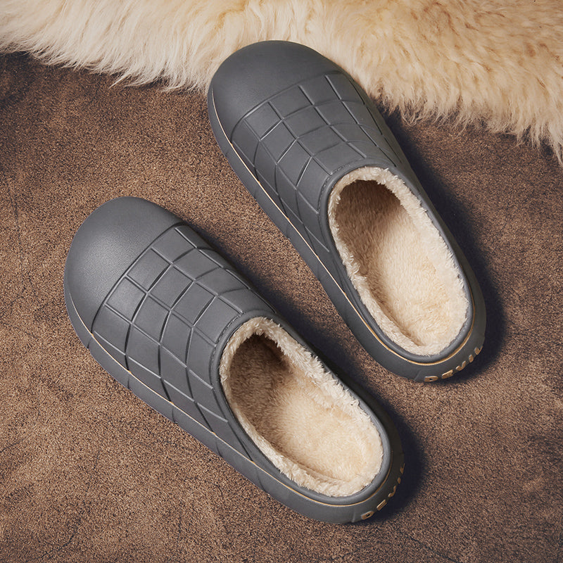 961 Unisex Winter Slippers Casual Keep Warm Plush Shoes Couple Antiskid Home Shoes Зимние тапочки, повседневная теплая плюшевая обувь, нескользящая домашняя обувь для пары