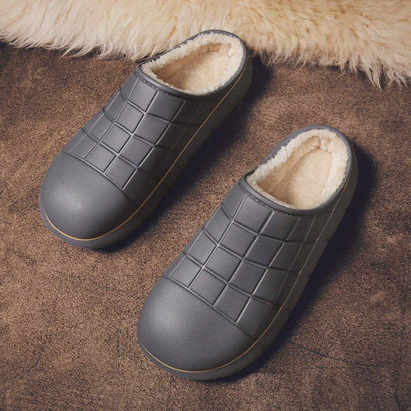 961 Unisex Winter Slippers Casual Keep Warm Plush Shoes Couple Antiskid Home Shoes Зимние тапочки, повседневная теплая плюшевая обувь, нескользящая домашняя обувь для пары