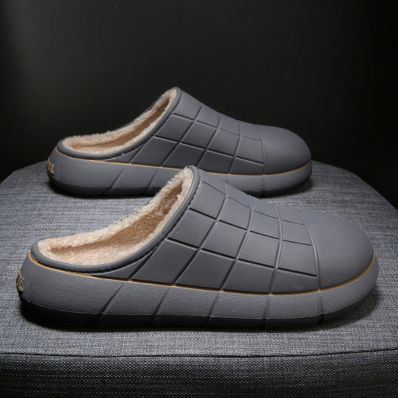 961 Unisex Winter Slippers Casual Keep Warm Plush Shoes Couple Antiskid Home Shoes Зимние тапочки, повседневная теплая плюшевая обувь, нескользящая домашняя обувь для пары