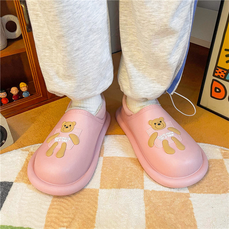 MAX2027 Fashion  Fluffy Slippers Winter Warm Home Indoor Shoes Soft Cute Cartoon Модные тапочки, теплая домашняя обувь, мягкий милый мультяшный