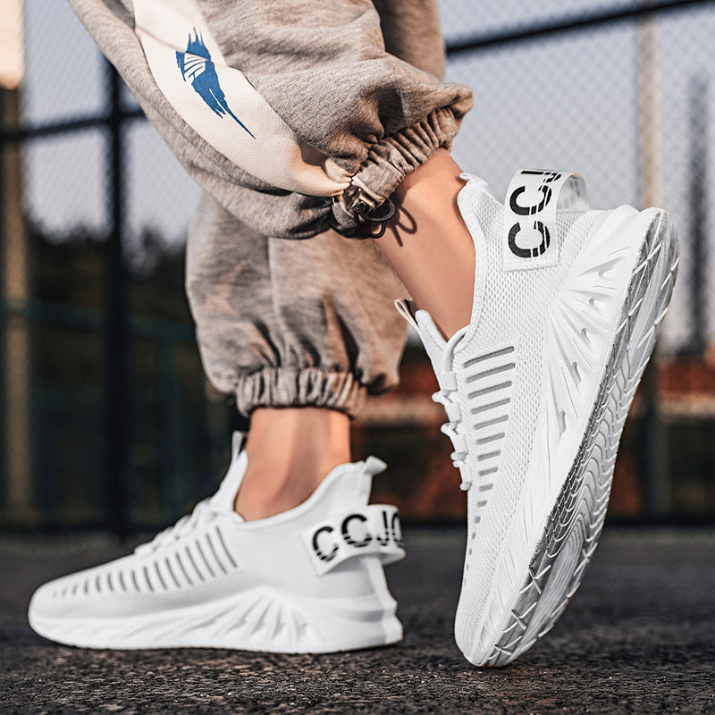 C129 Tennis Men Running Breathable Trainer Mesh Sneakers Light Casual Sports Shoes Trend Footwear Теннисные мужские кроссовки с дышащей сеткой для бега Легкая повседневная спортивная обувь