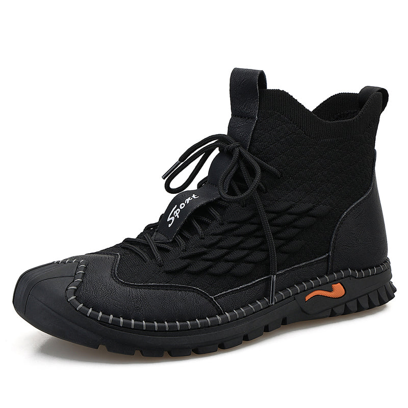 Hand Stitching Man's outdoor stable comfortable anti-skid fashion joker hiking boots Peko 905