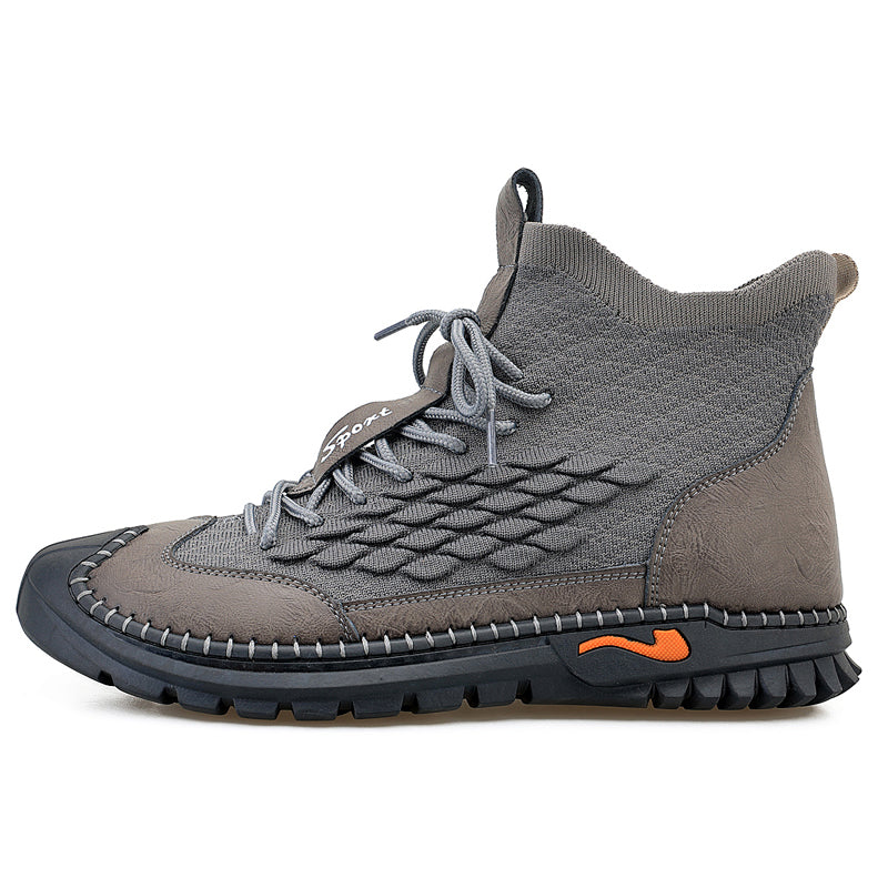 Hand Stitching Man's outdoor stable comfortable anti-skid fashion joker hiking boots Peko 905