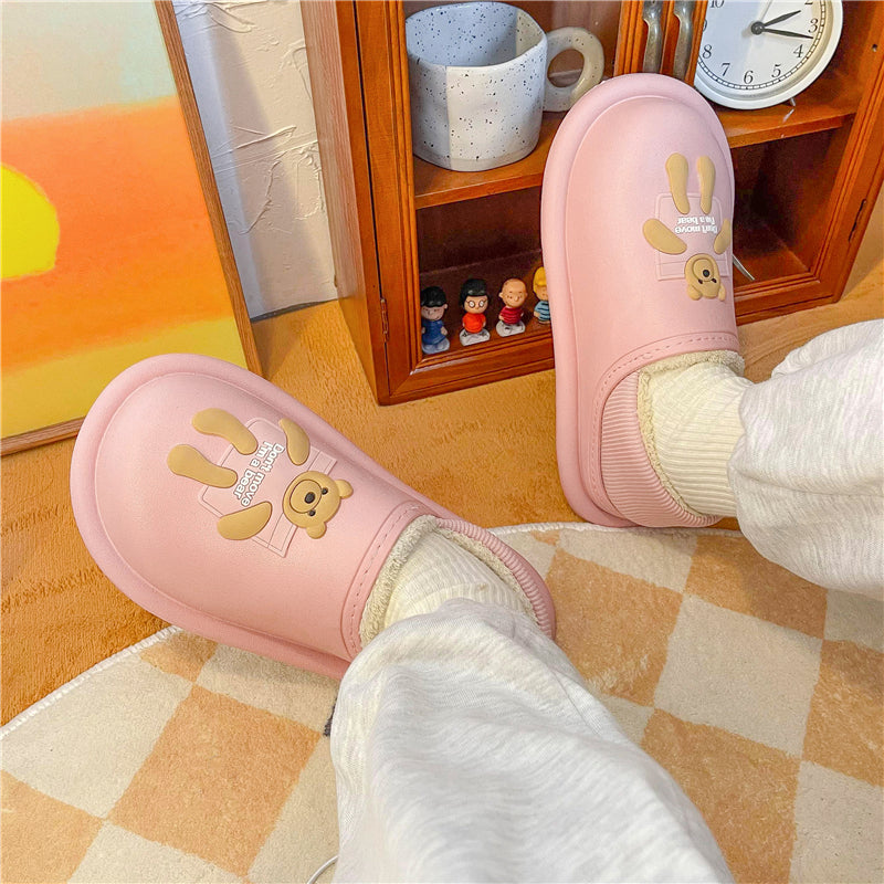 MAX2027 Fashion  Fluffy Slippers Winter Warm Home Indoor Shoes Soft Cute Cartoon Модные тапочки, теплая домашняя обувь, мягкий милый мультяшный