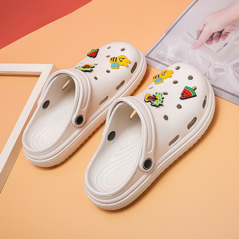 639 Women's Slippers Slip on Casual Garden Nursing  Work Slides Sandals Женские тапочки без шнуровки, повседневные сандалии для работы в саду для медсестер