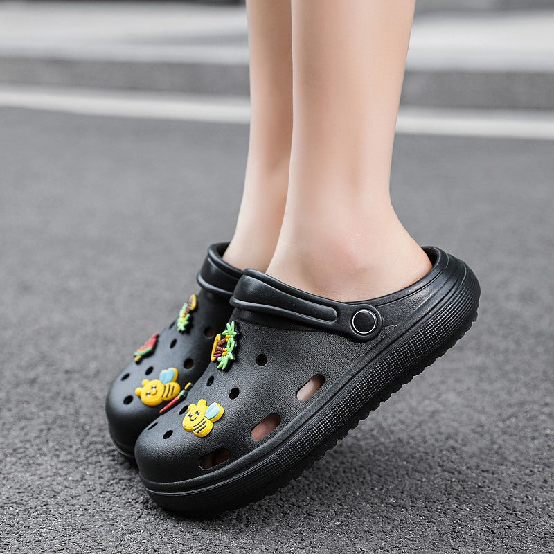 639 Women's Slippers Slip on Casual Garden Nursing  Work Slides Sandals Женские тапочки без шнуровки, повседневные сандалии для работы в саду для медсестер