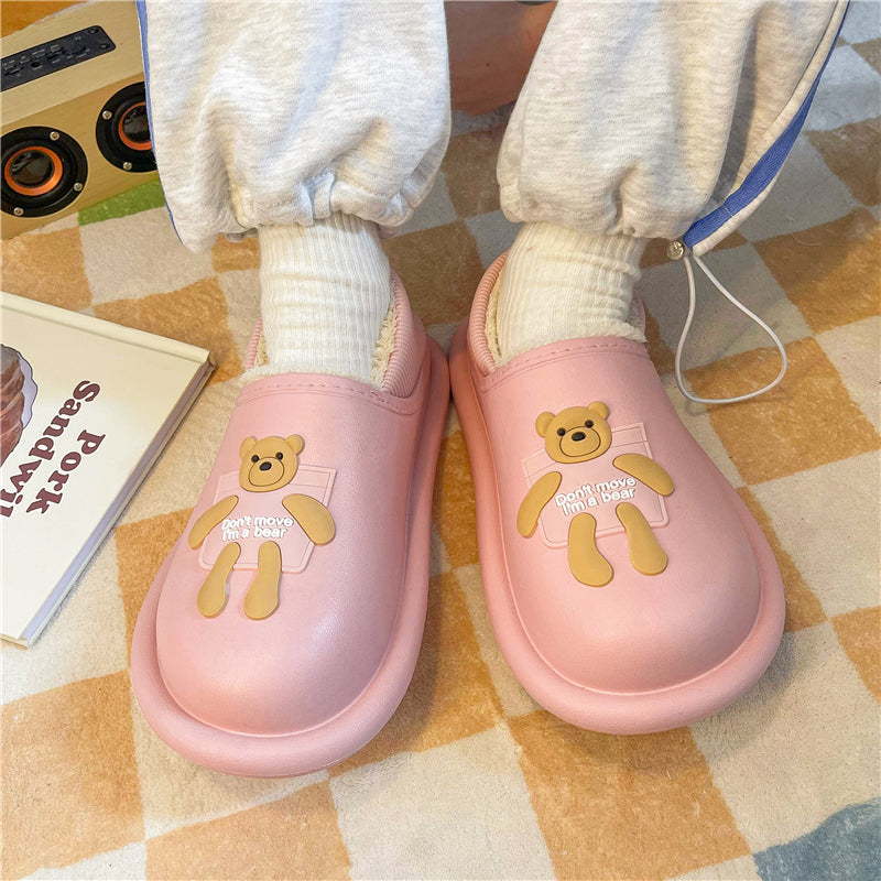 MAX2027 Fashion  Fluffy Slippers Winter Warm Home Indoor Shoes Soft Cute Cartoon Модные тапочки, теплая домашняя обувь, мягкий милый мультяшный