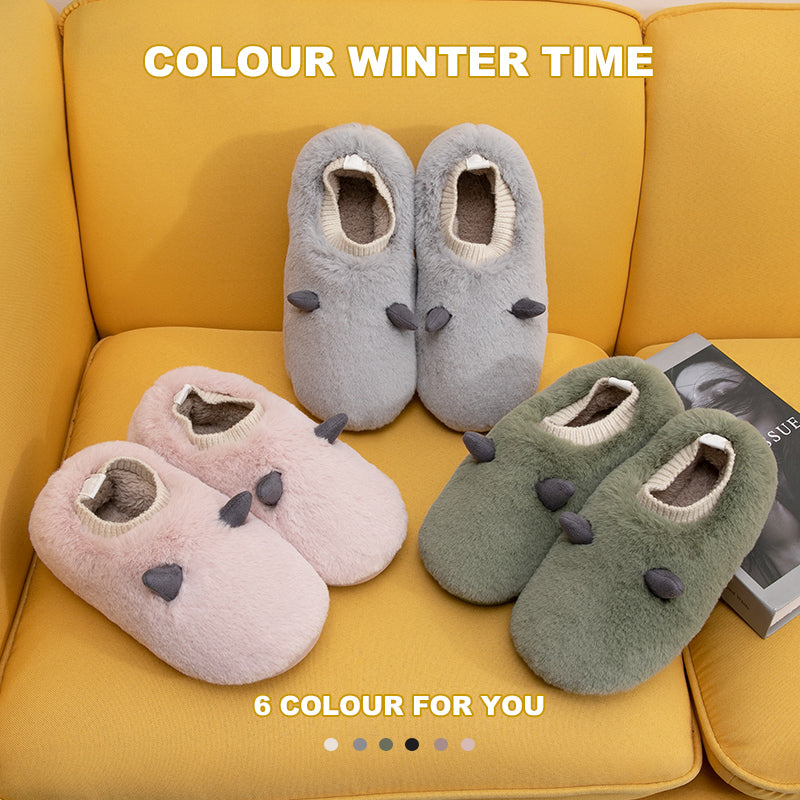 MAX0108-3 Fashion  Fluffy Slippers Winter Warm Home Indoor Shoes Soft Cute Cartoon Модные тапочки, теплая домашняя обувь, мягкий милый мультяшный